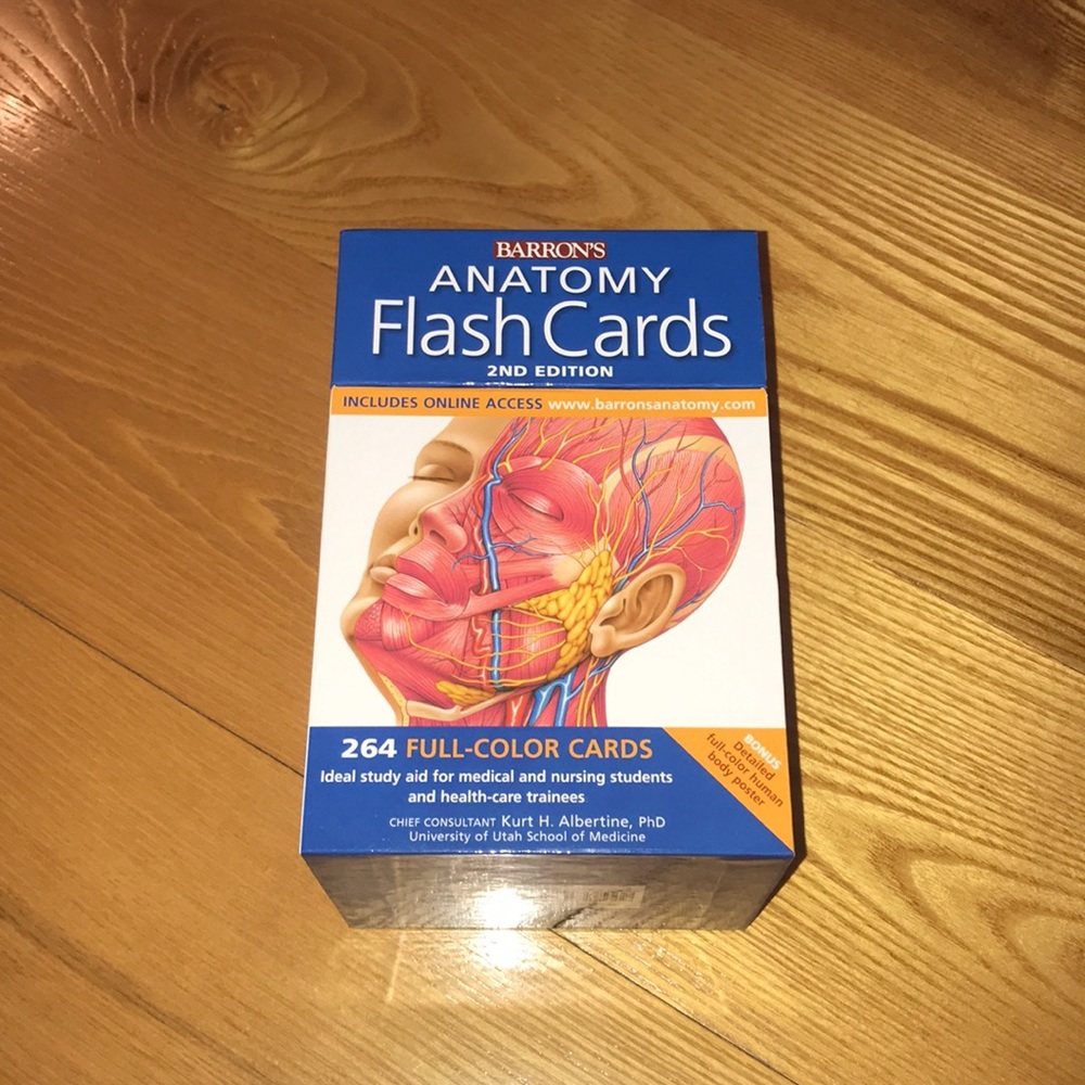Barron’s Anatomy Flashcards